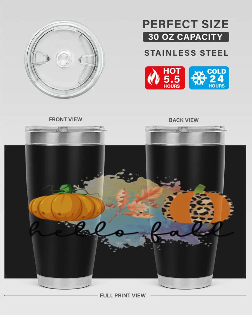 Hello Fall 277#- fall- Tumbler