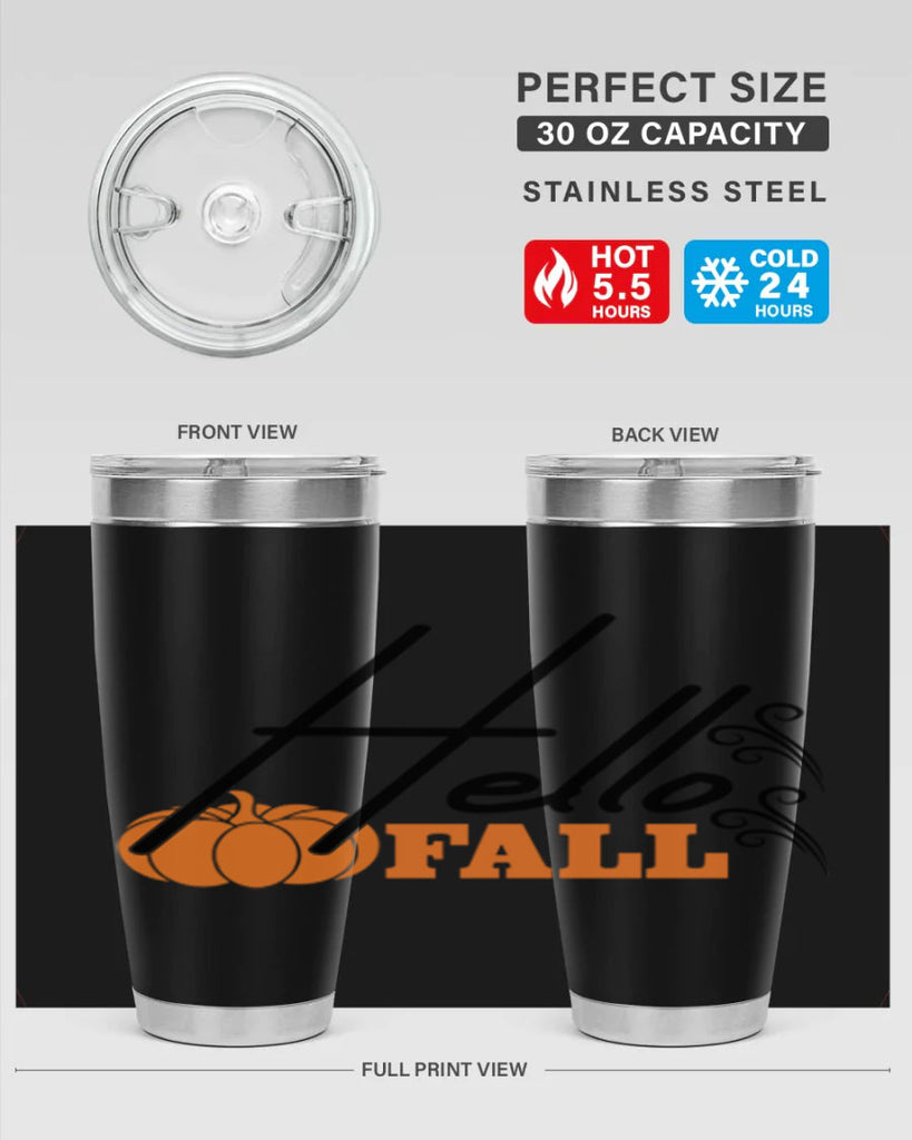 Hello Fall 281#- fall- Tumbler