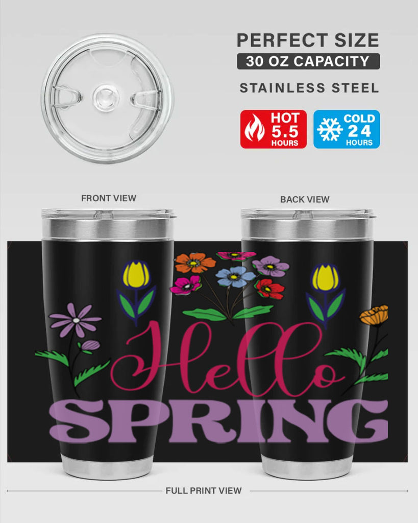 Hello Spring  233#- spring- Tumbler