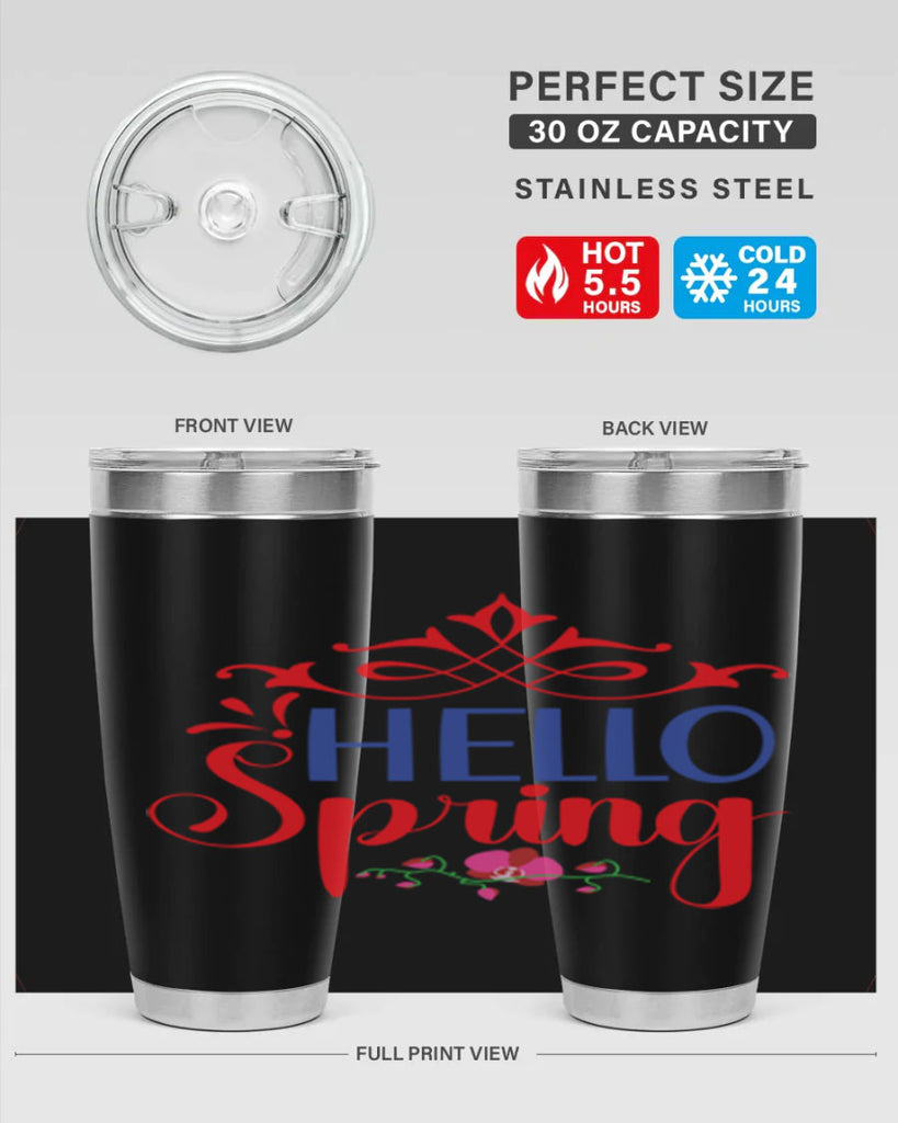 Hello Spring 211#- spring- Tumbler