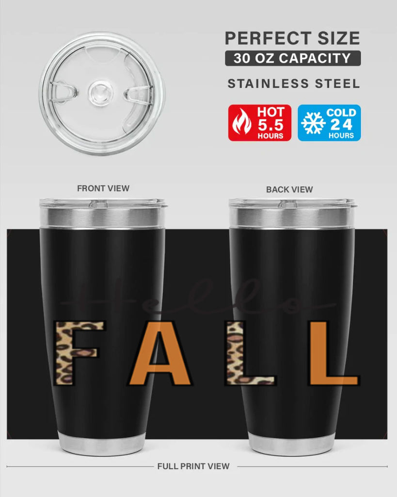 Hello fall 276#- fall- Tumbler