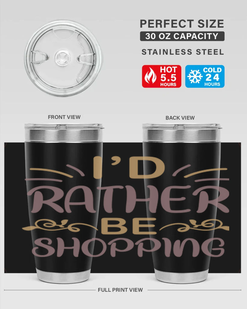 Id Rather Be Shopping 109#- fashion- Cotton Tank