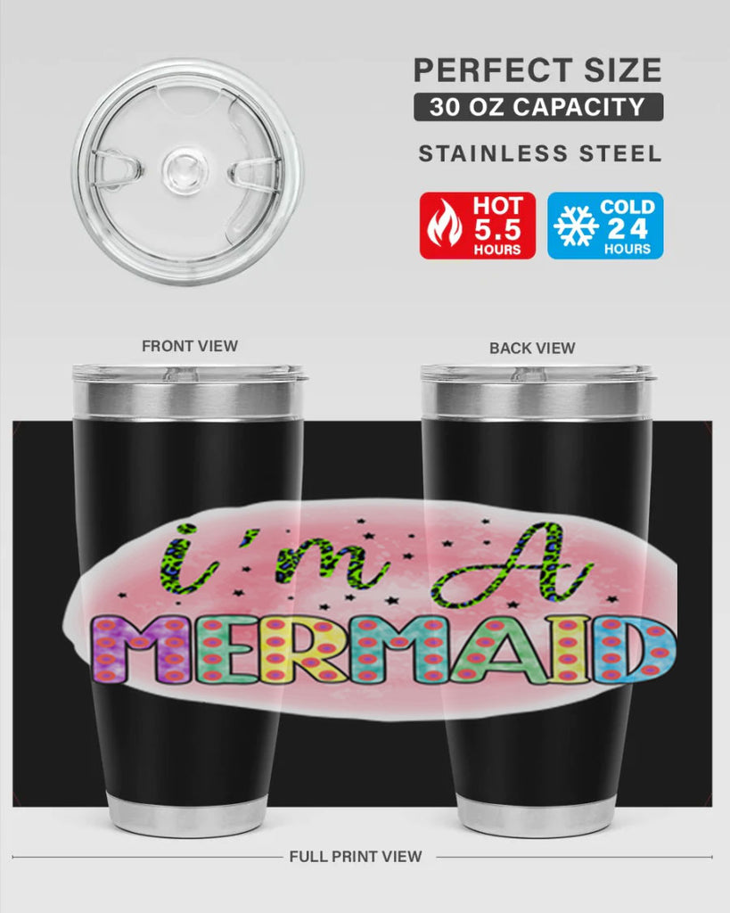 Im A Mermaid 255#- mermaid- Tumbler