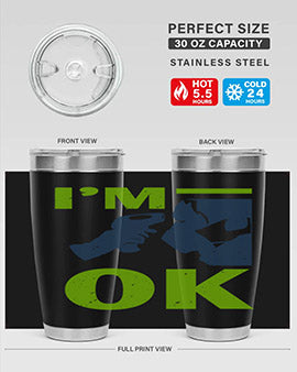 Im ok Style 30#- corona virus- Tumbler
