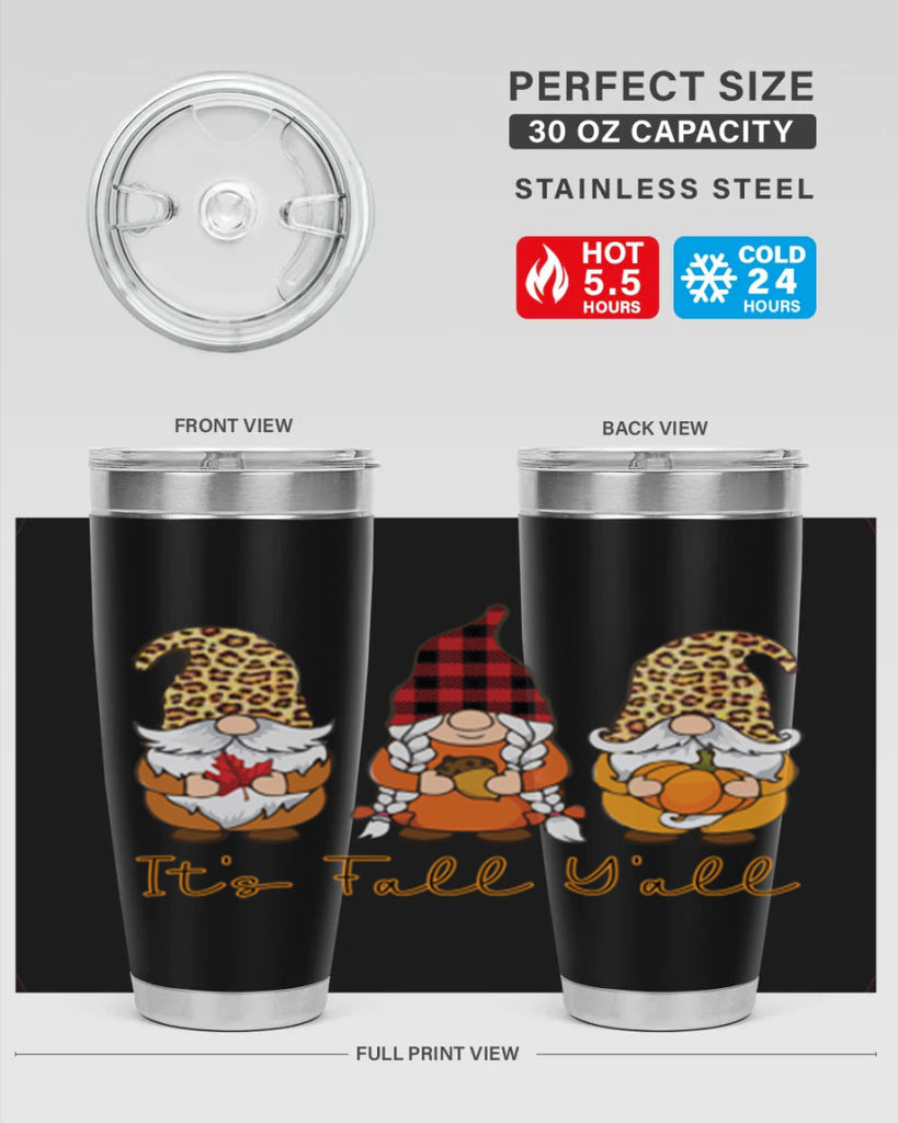 It s Fall Y all Gnome 362#- fall- Tumbler