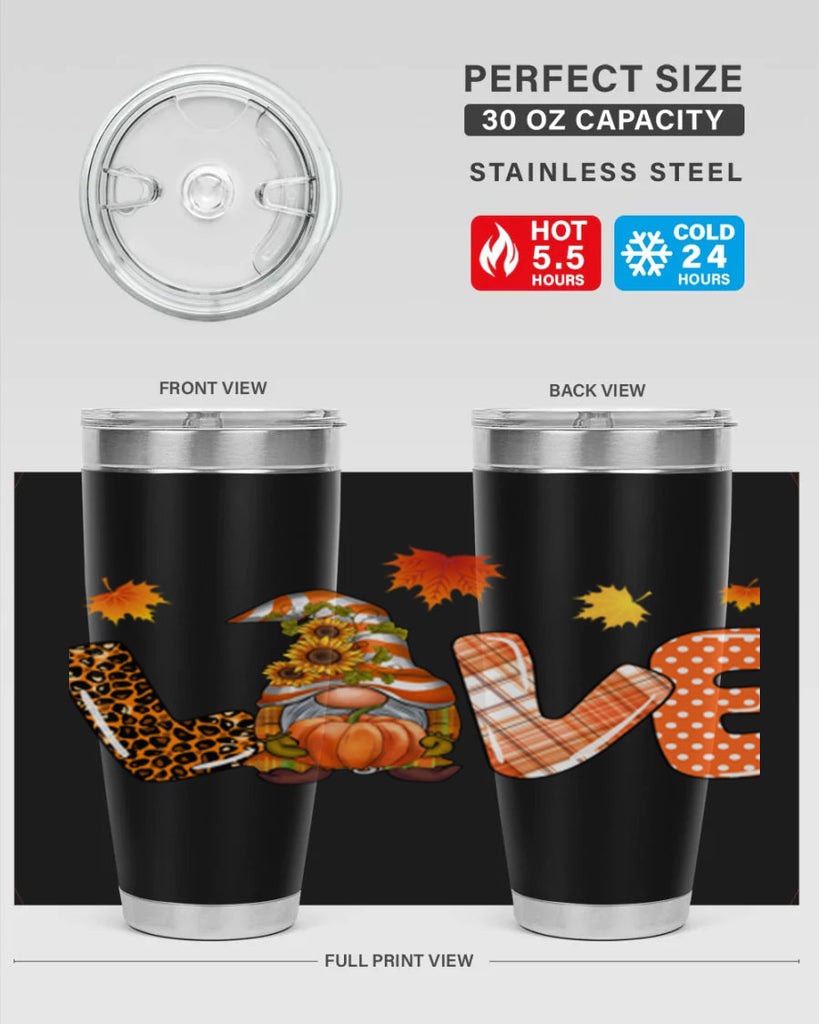 LOVEFallGnomeAutumn 416#- fall- Tumbler
