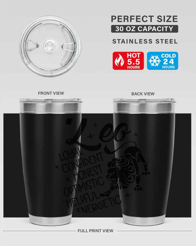 Leo 282#- zodiac- Tumbler