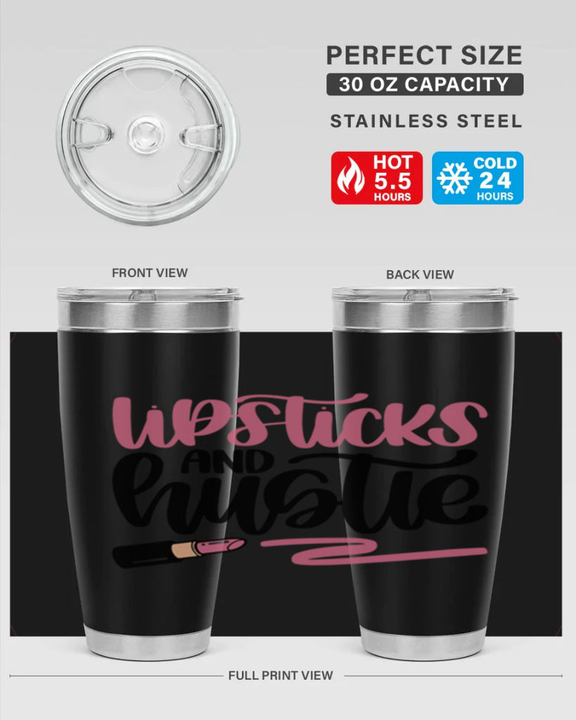 Lipstick And Hustie Style 58#- make up- Tumbler