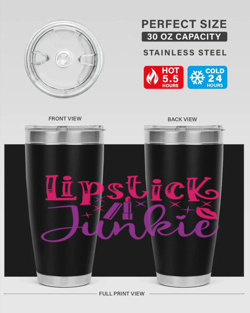 Lipstick Junkie Style 228#- make up- Tumbler