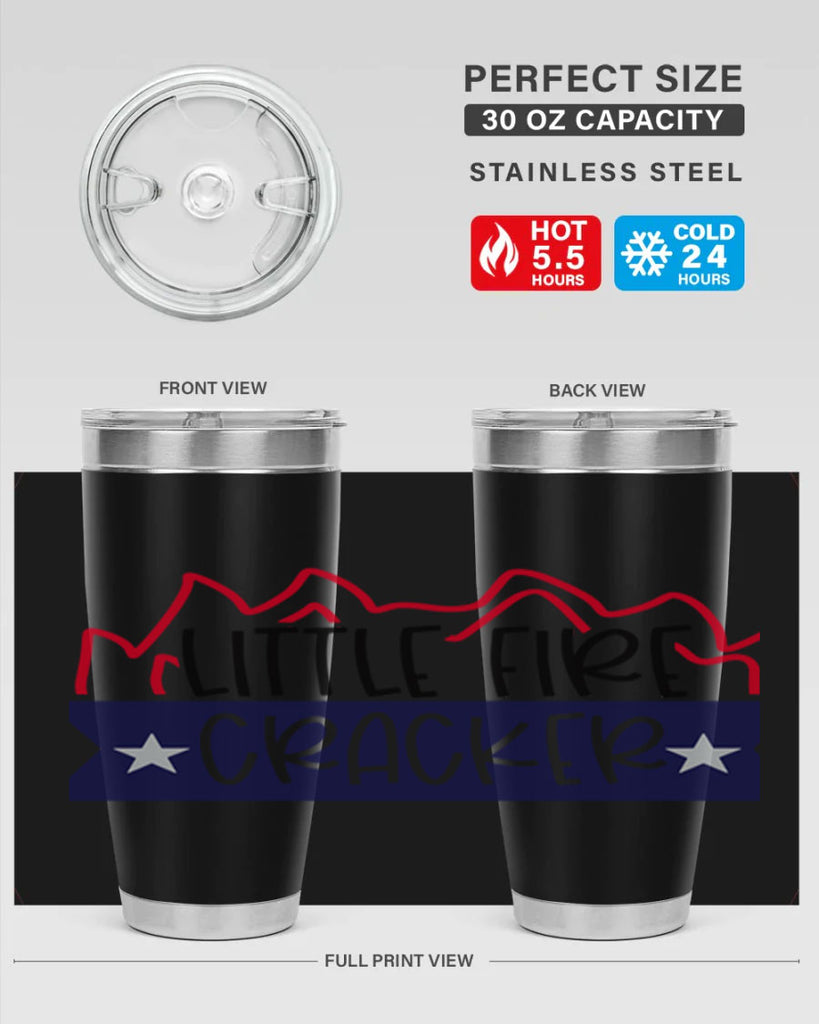 Little Fire Cracker Style 161#- Fourt Of July- Tumbler