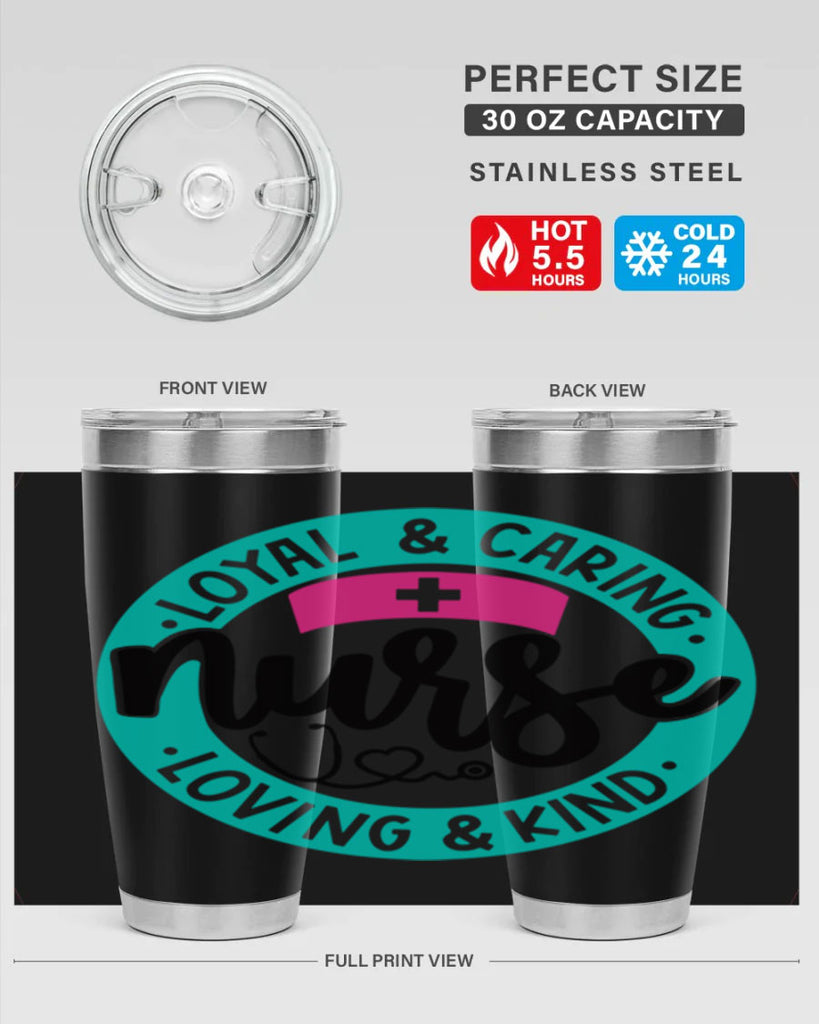 Loyal Caring Nurse Loving Kind Style Style 133#- nurse- tumbler