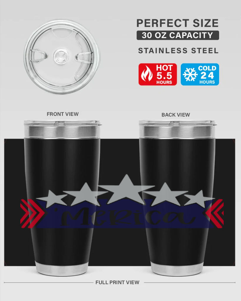 Merica Style 135#- Fourt Of July- Tumbler