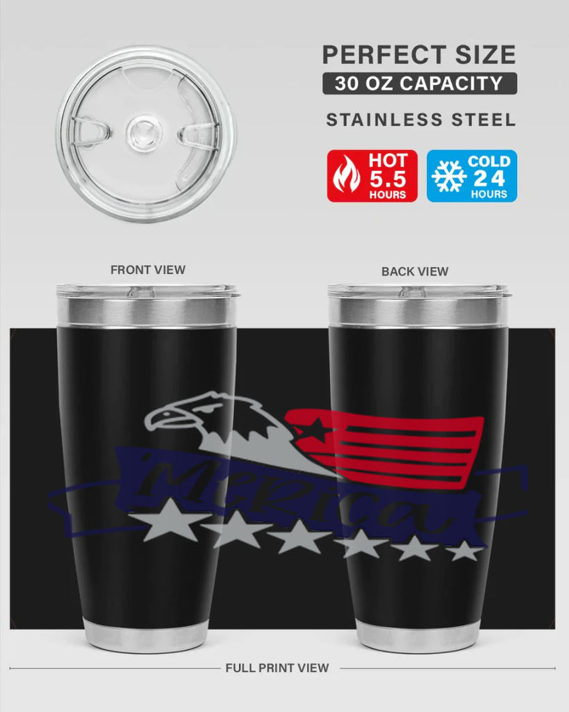 Merica Style 136#- Fourt Of July- Tumbler
