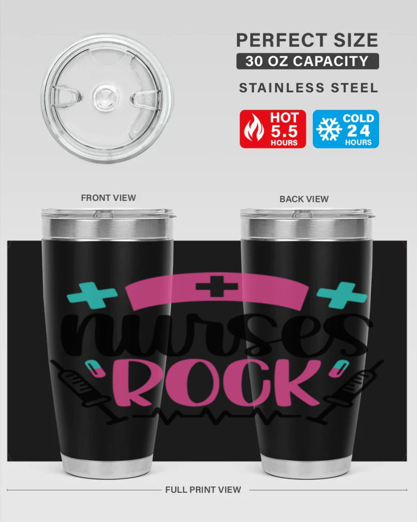 Nurses Rock Style Style 79#- nurse- tumbler