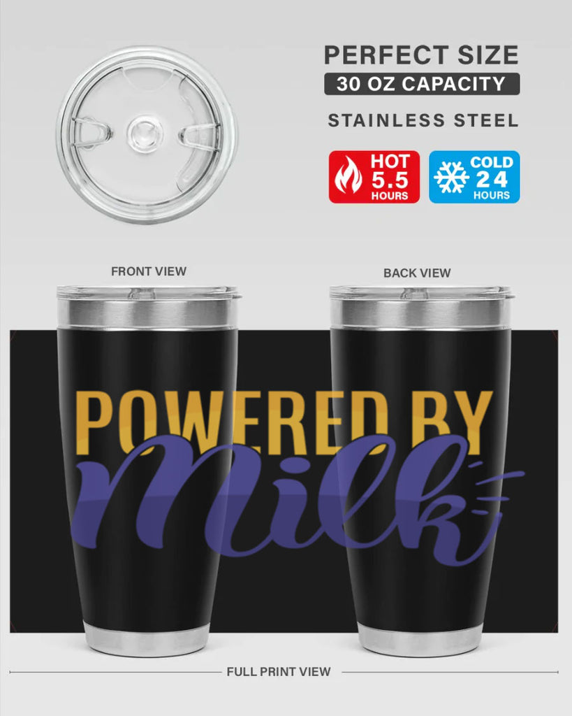 Powered By Milk Style 204#- baby- tumbler
