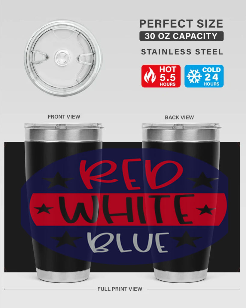 Red White Blue Style 170#- Fourt Of July- Tumbler