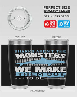 Sharks arent the monsters we make them out to be Style 26#- shark  fish- Tumbler