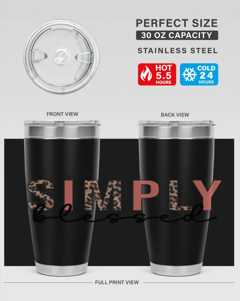 Simply blessed 575#- fall- Tumbler