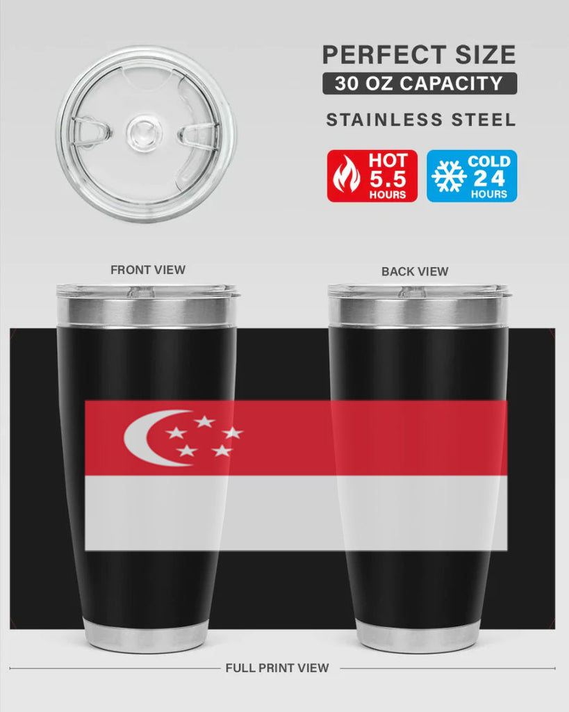 Singapore 41#- world flags- Tumbler