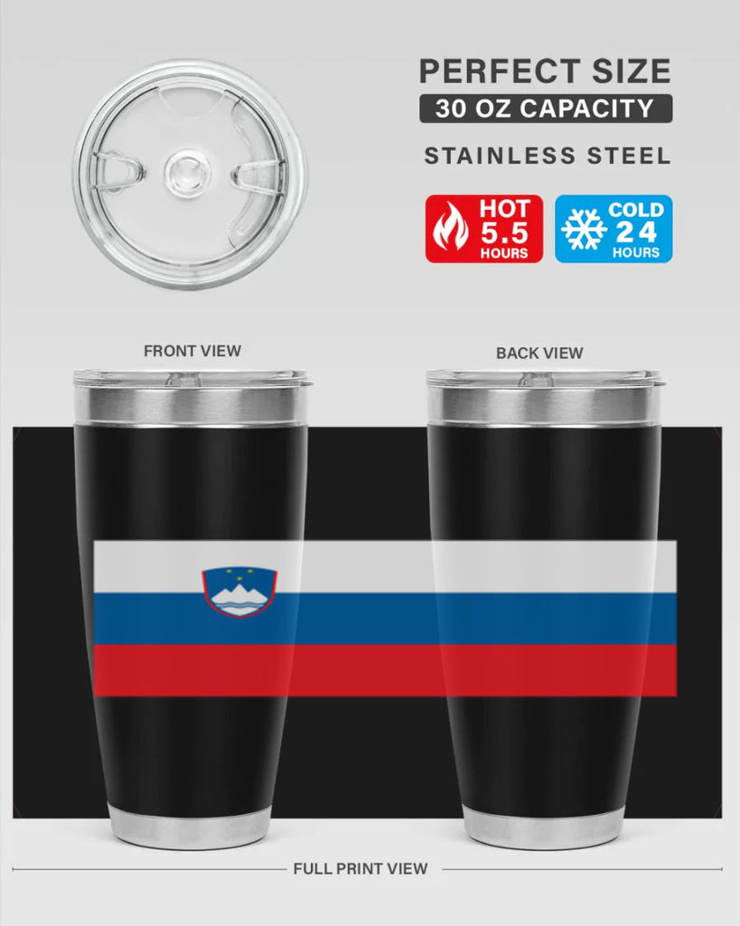 Slovenia 39#- world flags- Tumbler