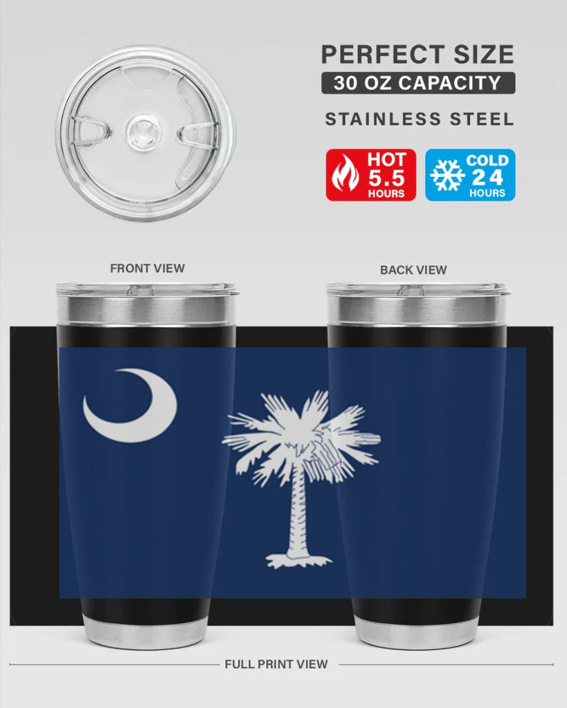 South Carolina 12#- Us Flags- Tumbler