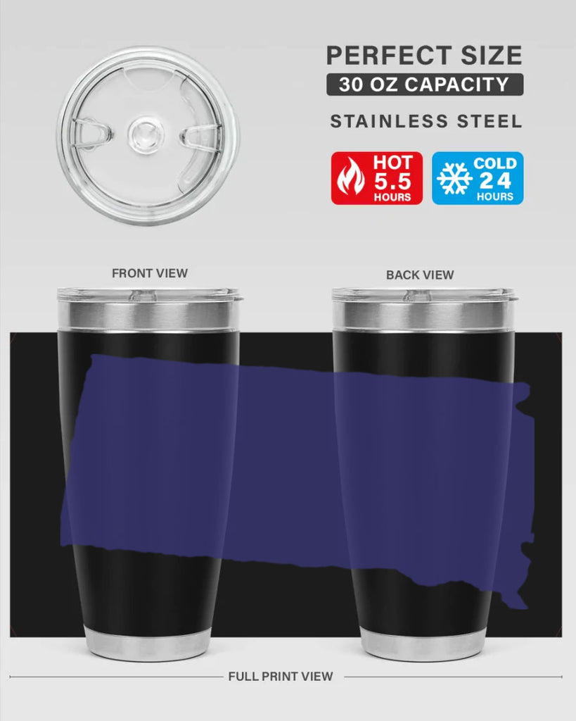 South Dakota 10#- stateflags- Tumbler