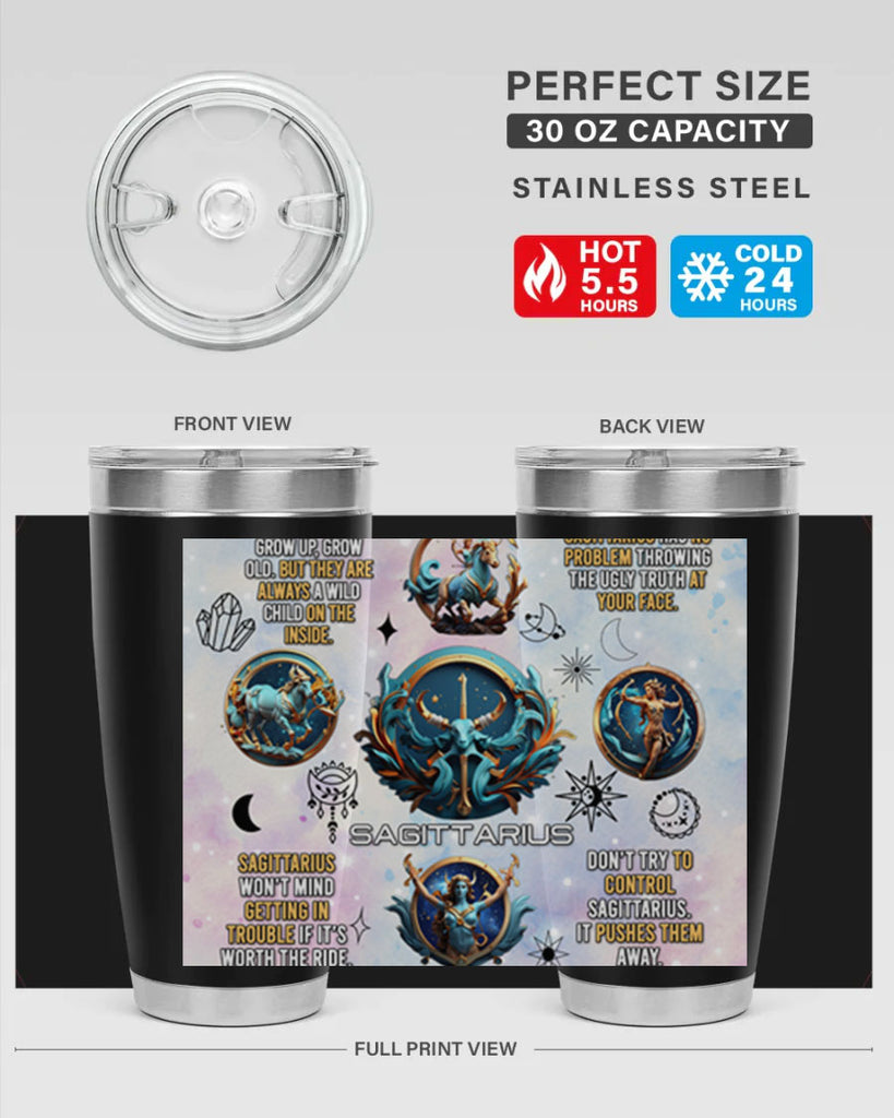 StraightSaggitarius 476#- zodiac- Tumbler