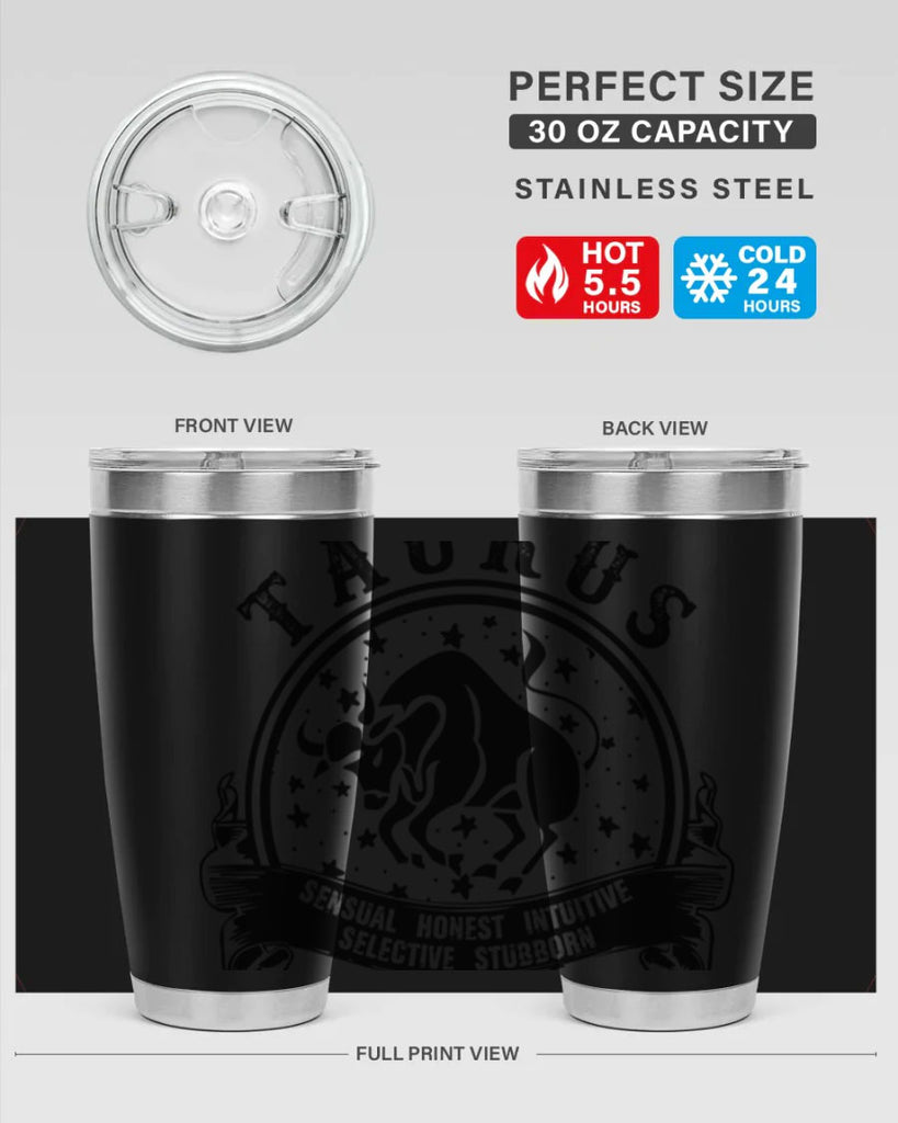 Taurus 5#- zodiac- Tumbler