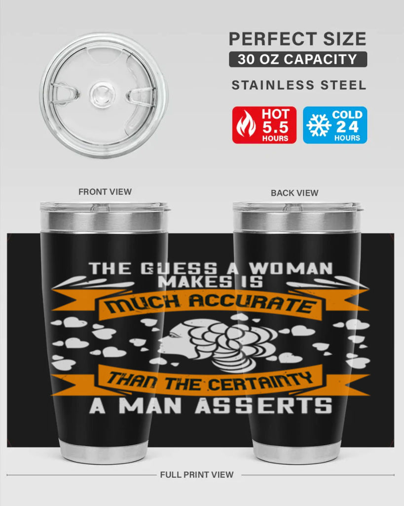 The guess a woman makes is much accurate Style 31#- womens day- Tumbler
