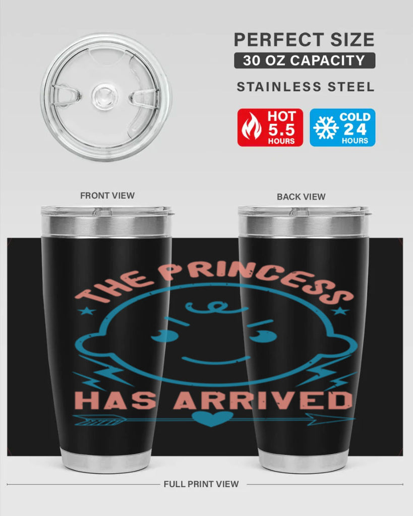 The princess has arrived Style 10#- baby shower- tumbler