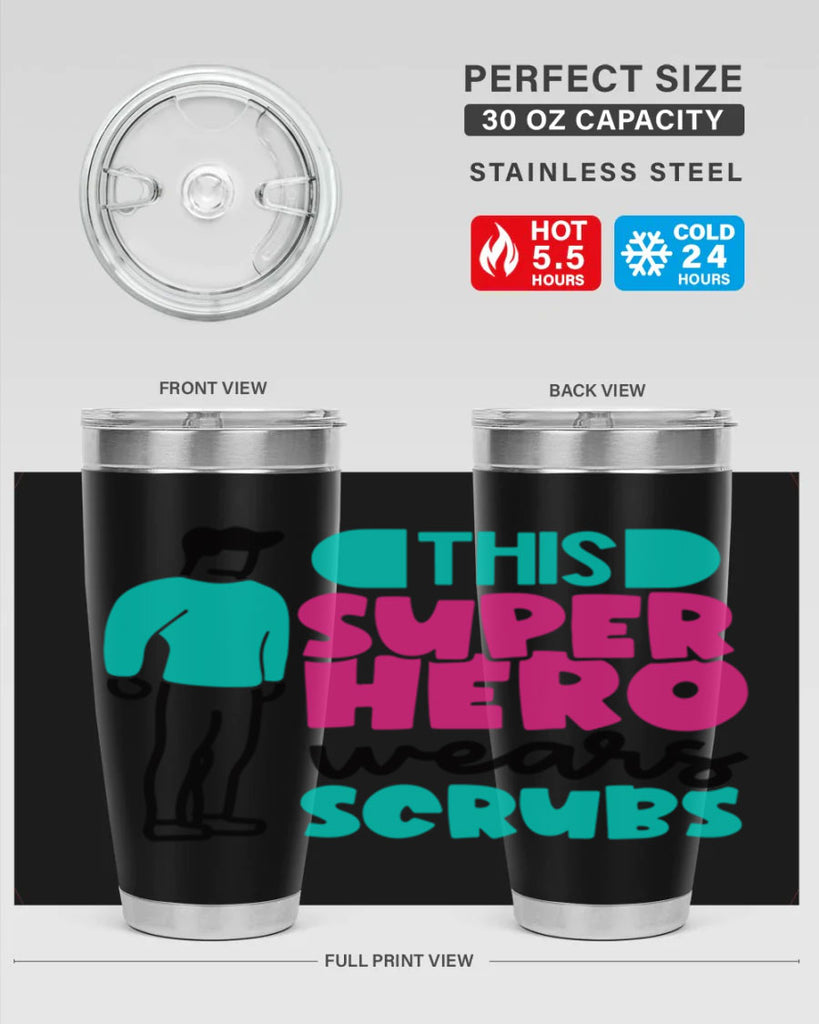 This Superhero Wears Scrubs Style Style 19#- nurse- tumbler