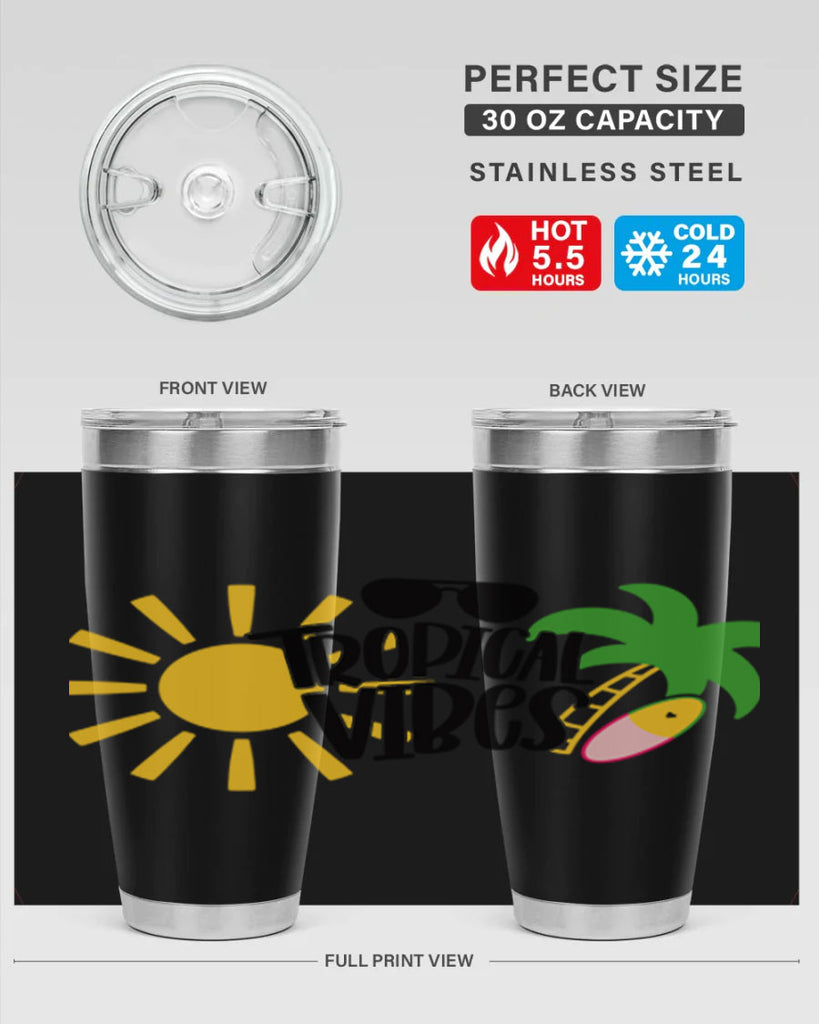 Tropical Vibes Style 9#- summer- Tumbler