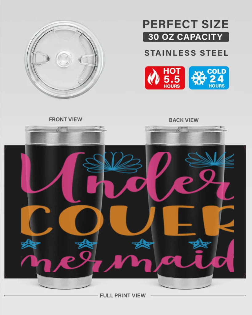 Under Cover Mermaid Design 653#- mermaid- Tumbler