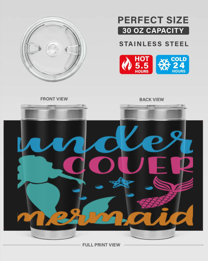 Under Cover Mermaid Design 654#- mermaid- Tumbler