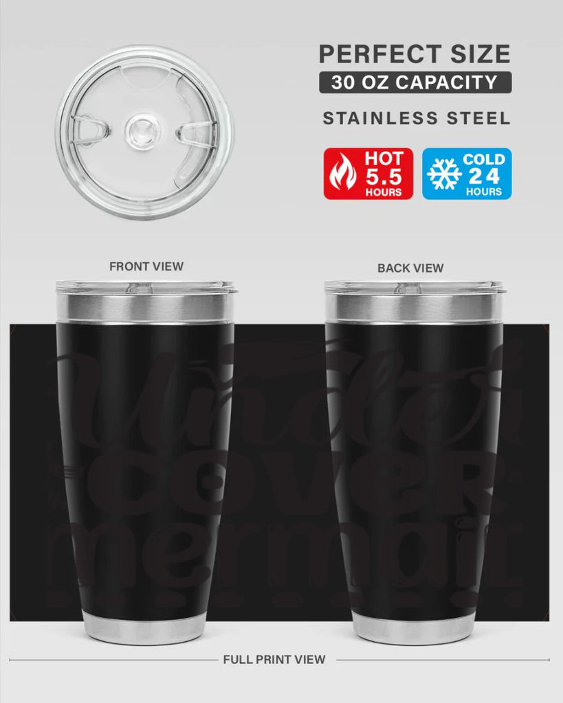 Under cover mermaid 649#- mermaid- Tumbler