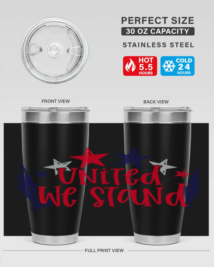 United We Stand Style 179#- Fourt Of July- Tumbler