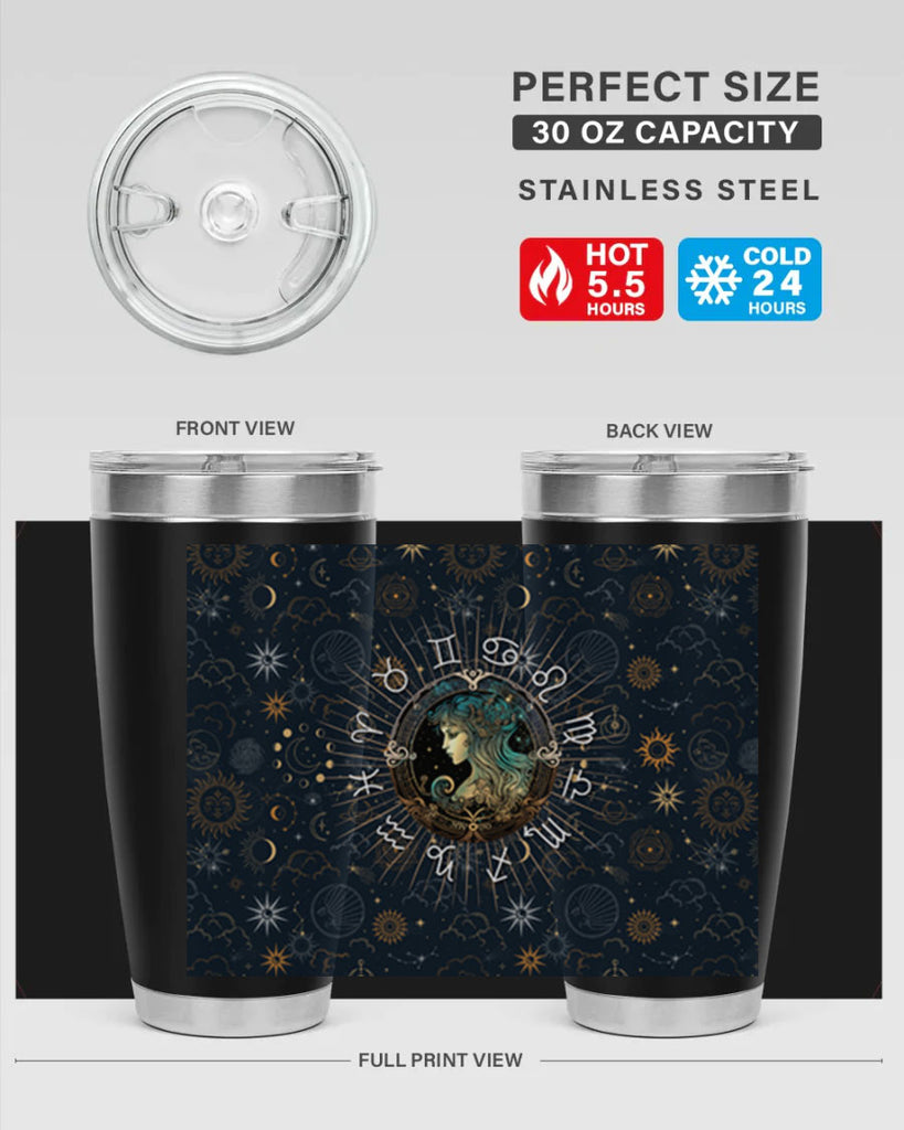Virgo Straight 529#- zodiac- Tumbler