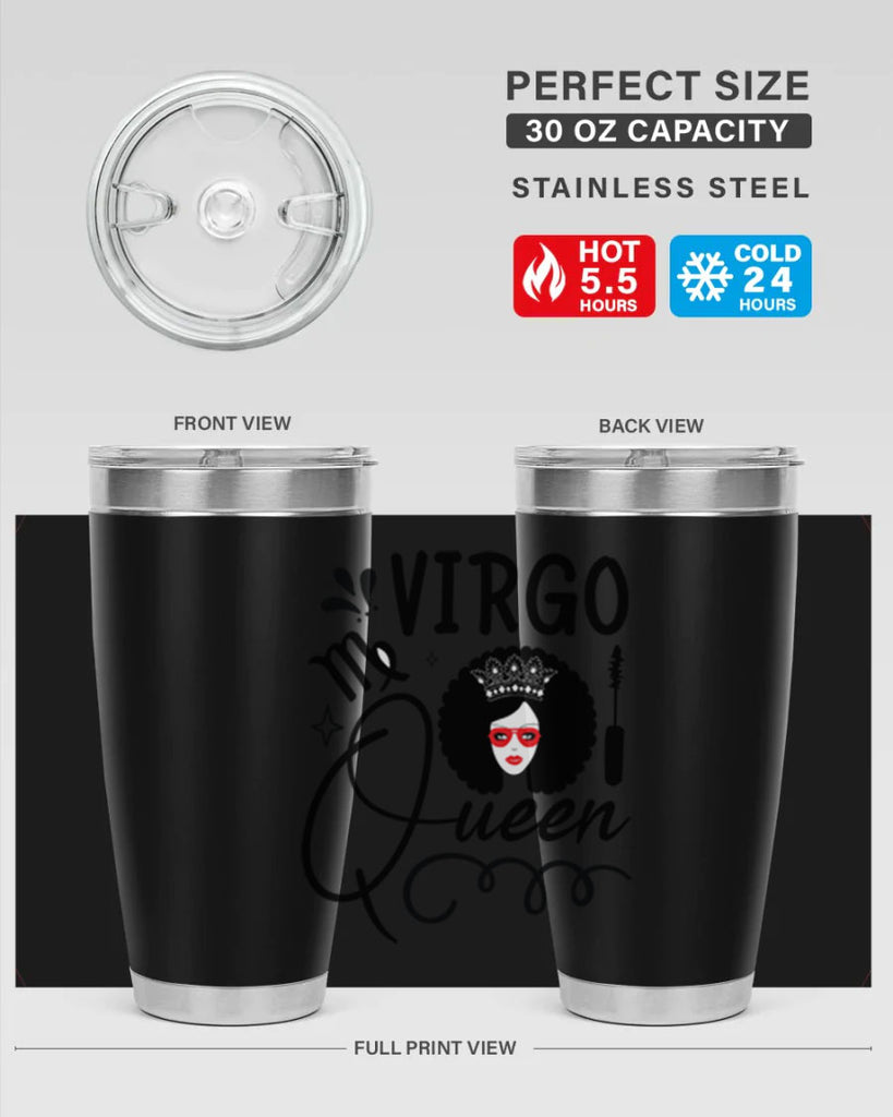Virgo queen 541#- zodiac- Tumbler