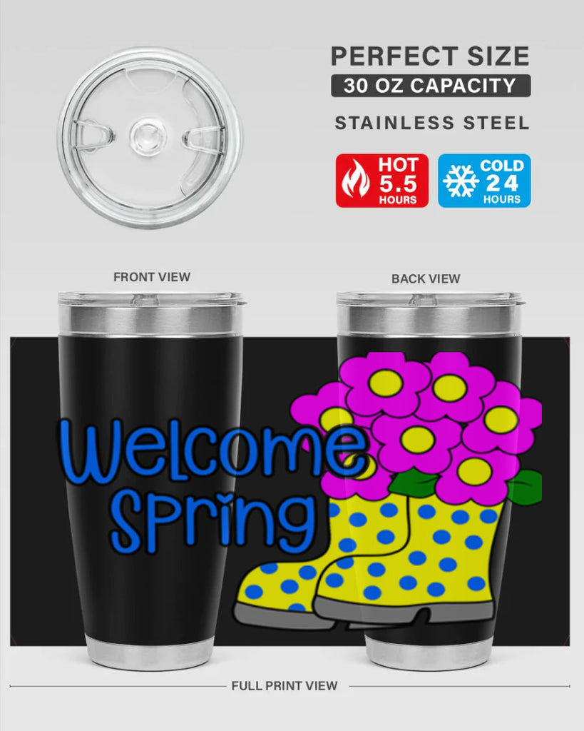 Welcome Spring rainboots page577#- spring- Tumbler