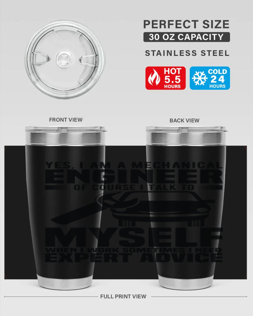 Yes I Am A Mechanical Style 1#- engineer- tumbler