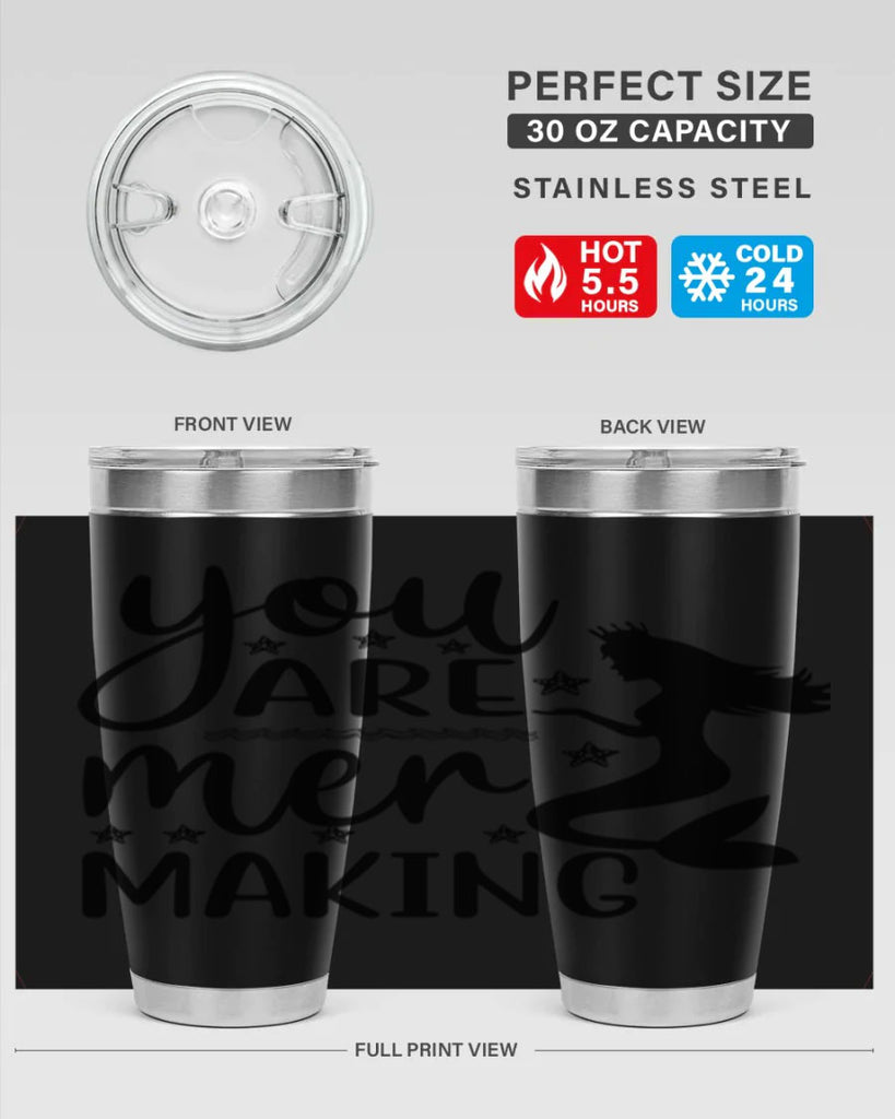 You are mer making 684#- mermaid- Tumbler