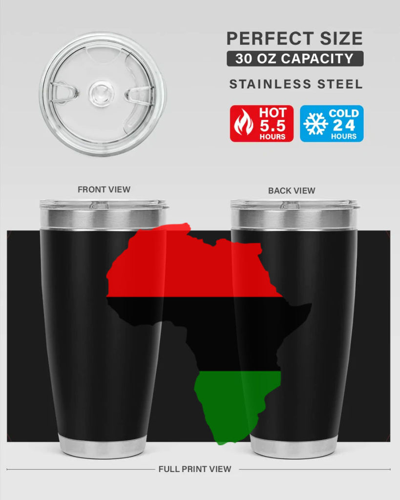 africamap 276#- black words phrases- Cotton Tank