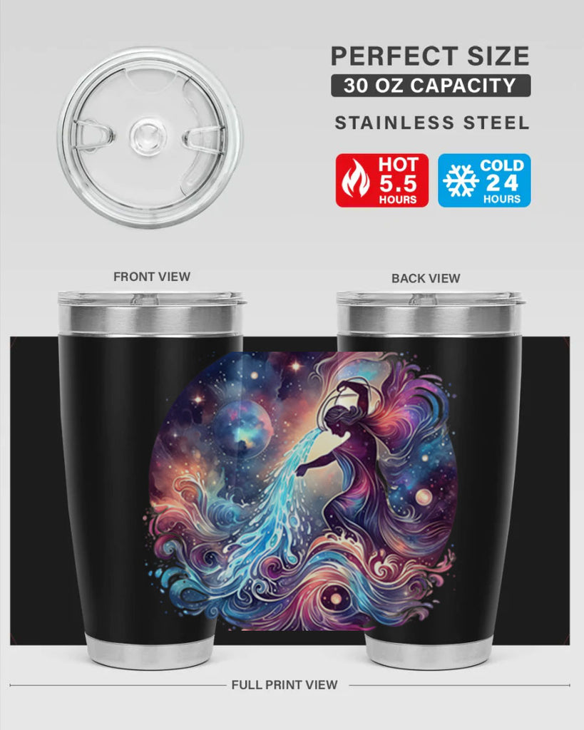 aquarius 79#- zodiac- Tumbler