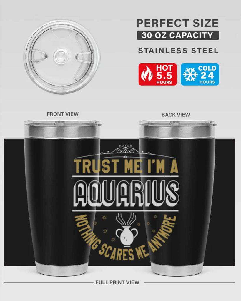 aquarius 87#- zodiac- Tumbler