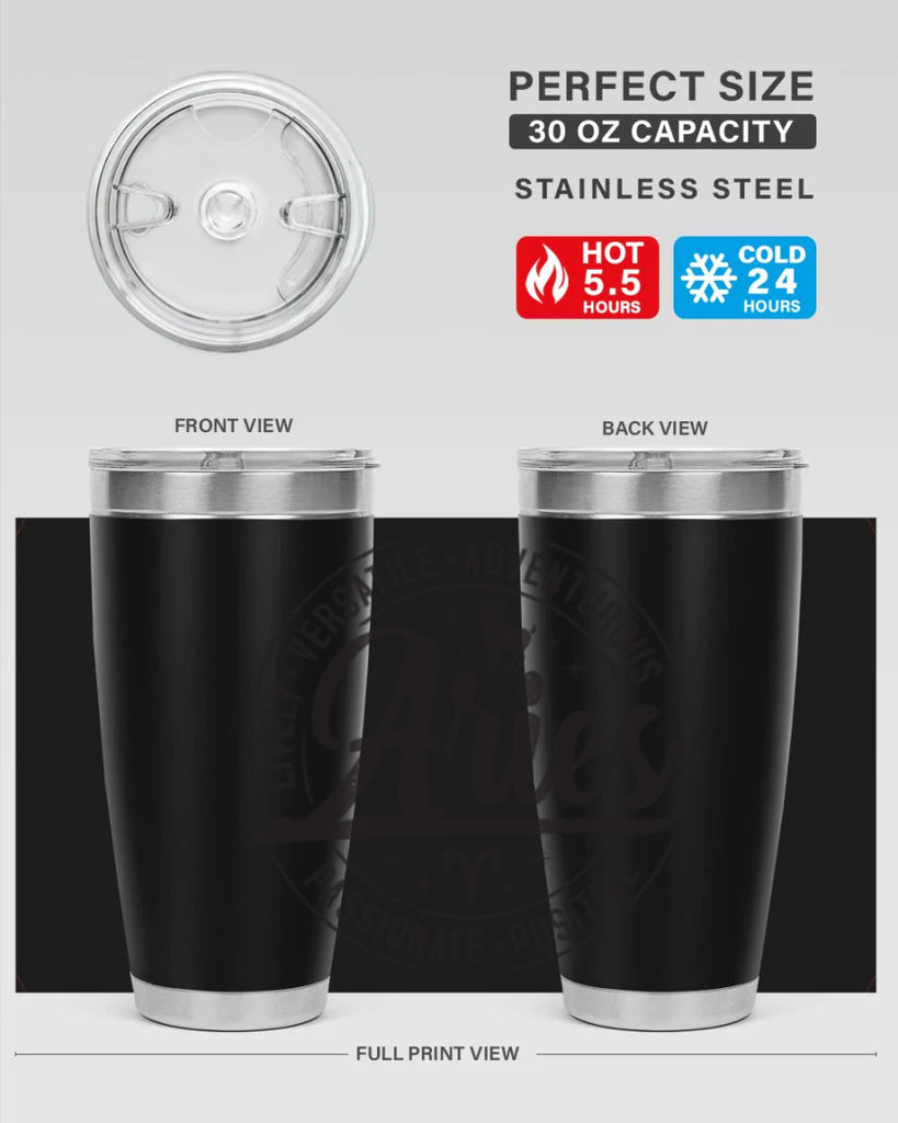 aries 102#- zodiac- Tumbler