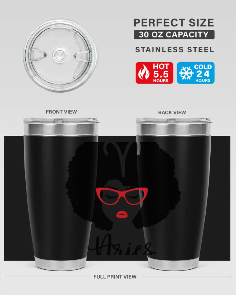 aries 122#- zodiac- Tumbler