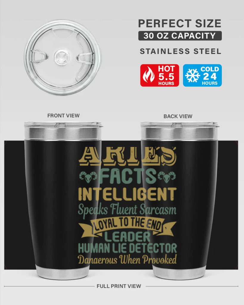 aries 123#- zodiac- Tumbler