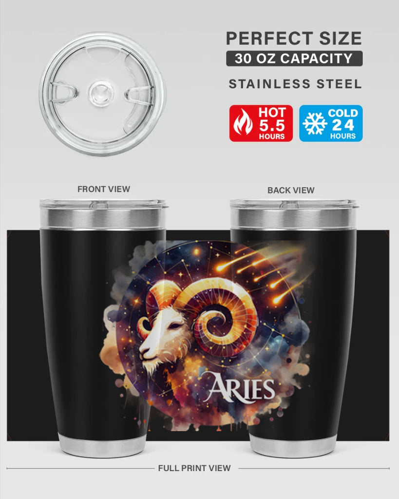 aries 127#- zodiac- Tumbler