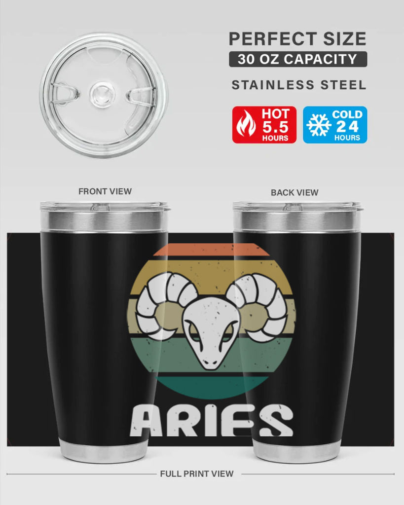 aries 134#- zodiac- Tumbler