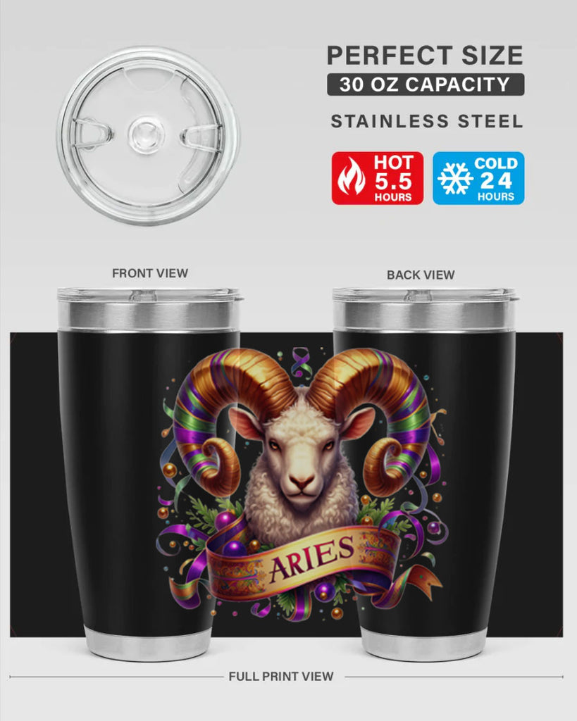 aries 136#- zodiac- Tumbler